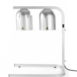 Dupla lampa ( srebrna, crna )