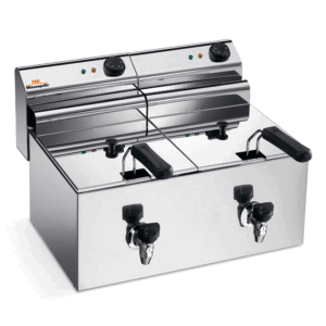 Sirman friteza 8+8L sa slavinama