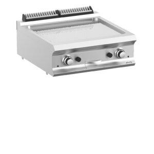Plinski roštilj 70x73 sa hromiranom rebrastom pločom